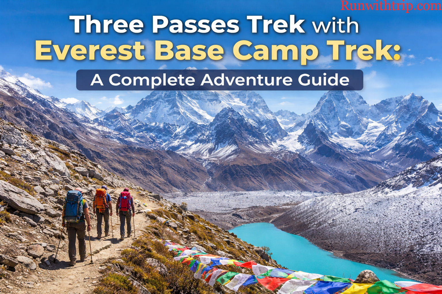 Three Passes Trek with Everest Base Camp Trek: A Complete Adventure Guide